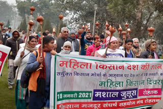 rohtak woman farmer protest