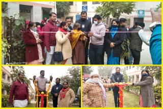 Inauguration of open gym in Sagarpur government school of  Dwarka in  South Delhi