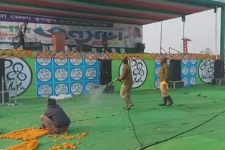 preparations on for mamata's purulia rally