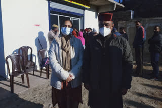 Health Minister Saizal cast vote in Solan