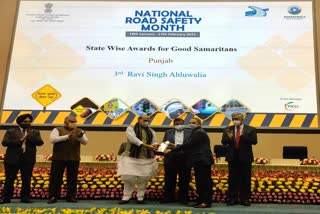 Central Government honors Ravi Singh Ahluwalia for his outstanding performance in road safety