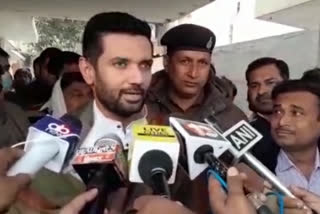 Chirag Paswan in patna