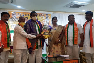 BJP state secretary Palle Gangareddy was the chief guest at the BJP district working committee meeting held at Nirmal