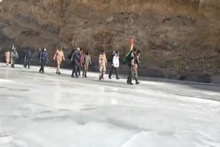 Ladakh MP, senior ITBP officials participate in Zanskar Winter Sports