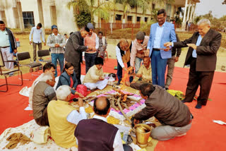 Havan in Gulabchand College Palamu