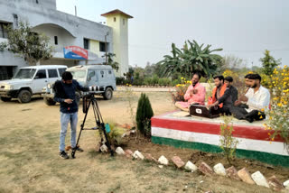 bhojpuri film hindustan hamara shooting in palamu