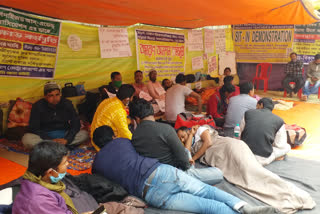 madrasa teachers on hunger strike at Saltlake