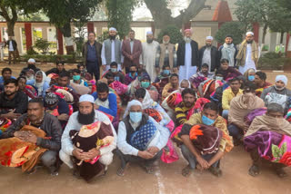 Jamiat Ulema-i-Hind distributed blankets in the district jail of Saharanpur
