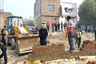 Encroachment of BR Marriage Garden removed