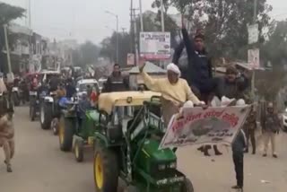 charkhi dadri farmers tractor yatra