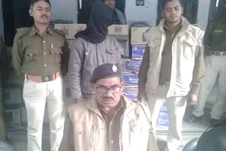 Police arrested businessman with alcohol in Begusarai
