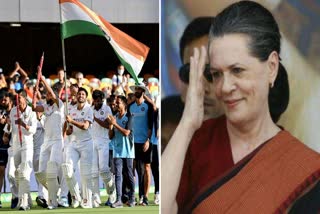 Congress interim President Sonia Gandhi, Team India