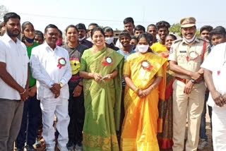 Government whip gongidi sunitha reddy launches free police training camp