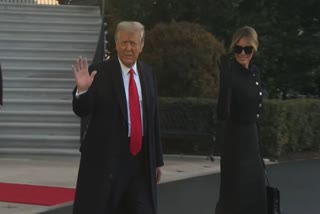 donald trump leaves white house for last time as president