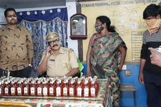 illegal liquor selling in nellore