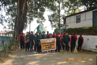 আইজলত আছাম ৰাইফলছৰ স্বচ্ছতা অভিযান