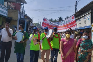 Awareness through street drama for infectious diseases