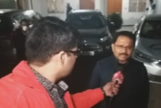 Congress Rajya Sabha member from Jharkhand Dheeraj Sahu speaking to ETV Bharat