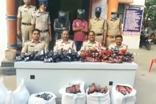 18 lakhs valued gutka packets caught at ananthapurama