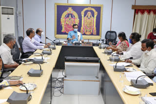 sri kalyana venkateswaraswamy brahmotsavam  review meeting