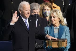 joe biden kamala harris oath ceremony photos-hilights