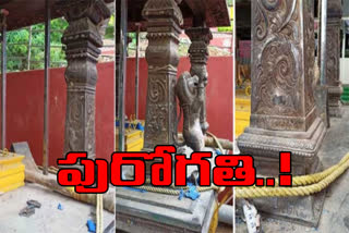 Development in Ornaments missing case at in Durga Temple