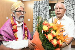 union-minister-pratap-chandra-sarangi-visited-bsy-residence