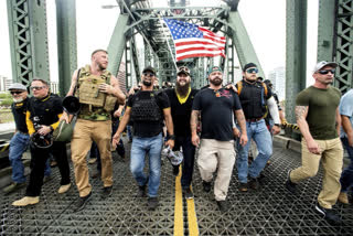 Proud Boys organiser arrested  NYPD arrests proud boys  US capitol riots  ക്യാപിറ്റോൾ കലാപം  രണ്ട് പേരെ അറസ്റ്റ് ചെയ്തു  പ്രൗഡ് ബോയ്‌സ്  തീവ്രവലതു പക്ഷ സംഘടന  Capitol  Proud Boy organiser  Proud Boy