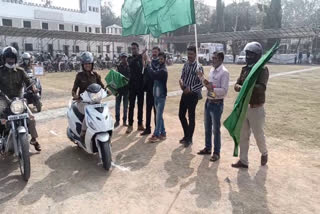 Police Department holds rally in Ambikapur under 32nd National Road Safety Month