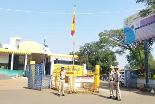 Police protection for Kannada Flag