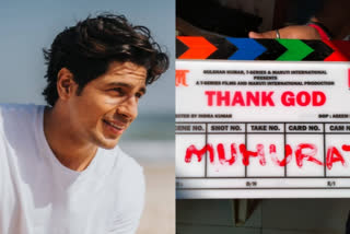 Sidharth Malhotra begins shoot for Thank God