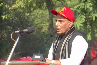 Rajnath Singh Speaking at the annual National Cadet Corps rally