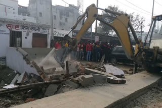 encroachment removal campaign in gopalganj