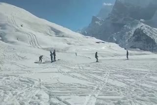 ski training in Lahaul Spiti