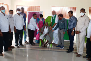 Khammam District Farmer Coordinating Committee President meeting in jannaram