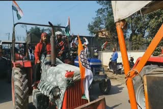 congress tractor rally stooped by kathua police