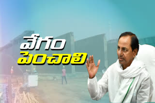 cm kcr review on sitarama project in hyderabad