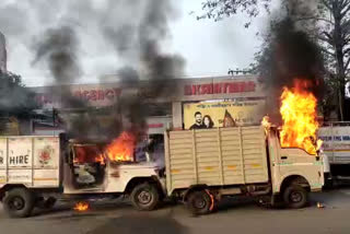 BJP group clash at Burdwan City Attack on district office