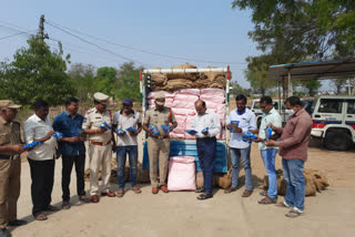 Government banned gutka seized in nirmal district