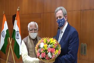 High Commission of Australia holds meeting with haryana cm in chandigarh