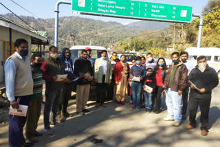 Under National Road Safety Month campaign start in Dharamshala
