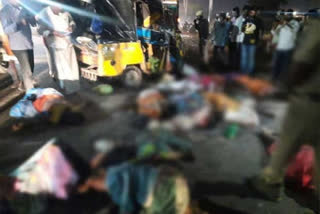 7 killed, 13 injured in Nalgonda road accident