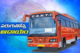 కోలుకుంటోన్న ఆర్టీసీ... క్రమంగా పెరుగుతోన్న ఆదాయం