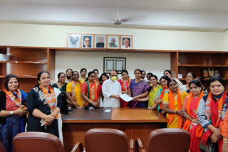 BJP womens morcha appeal to Home Minister Basavaraj Bommai