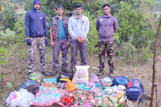 Task force raids that smugglers have joined in the forest area