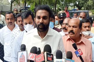 minister sriramulu reaction about shimogha quarry blast