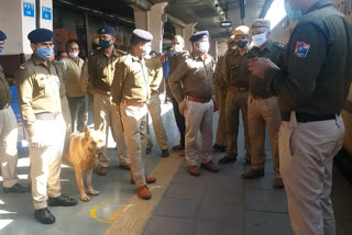 जयपुर जंक्शन पर सुरक्षा एजेंसी अलर्ट, Security Agency Alert at Jaipur Junction