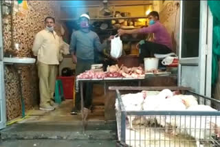 uttam nagar shopkeepers denying bird flue in chicken