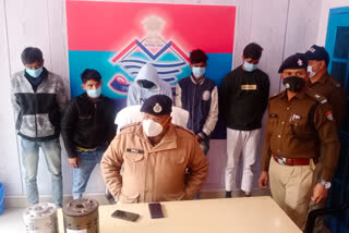 police arrested five people in drug factory theft case in roorkee