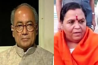 MP: Digvijaya's tongue is his enemy, says BJP's Uma Bharti